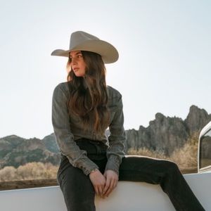 Light Grey and Silver Stetson Shasta 10X Premier Cowboy Hat